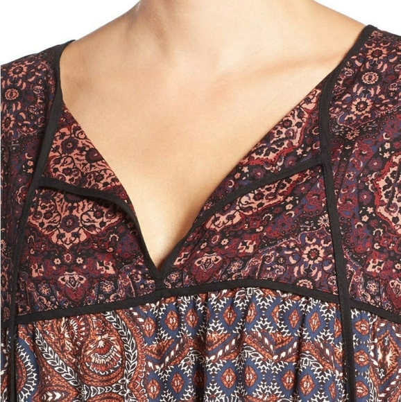 Sanctuary x Nordstrom | Patchwork Belle Babydoll S - Picture 10 of 11